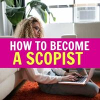 Make money from home as a scopist! Do you want to work from home and make extra money? Grab this freescoping mini course to learn how to get started in this lucrative work at home job. Scopists are in-demand and can make $50,000 a year from home! #workfromhome #makemoneyonline #remotejobs
