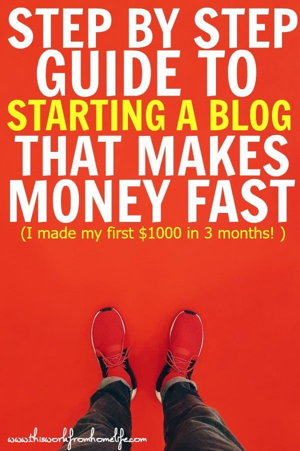 How to Start a Blog and make money - FREE TUTORIAL! This blogger made $1000 in her 3rd month of blogging and shares all her tips! Join her free course for even more ideas for making money with a blog. What are the best niches for making money blogging.