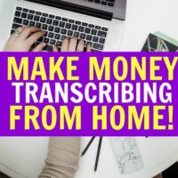 Make money from home as a transcriptionist! Do you want to work from home and make extra money? Grab this free 7-lesson transcription mini course that will teach you everything you need to know about general transcription over at Transcribe Anywhere. Transcribing is a great work from home job. Find out how you can make up to $21 per hour and where to find transcription jobs for beginners. #workfromhome #makemoneyonline #remotejobs #transcribingjobs