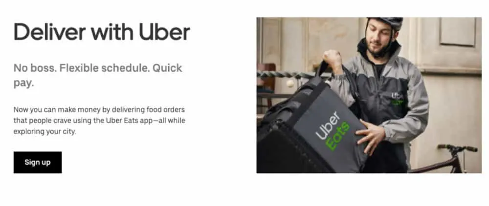 make money with Uber Eats
