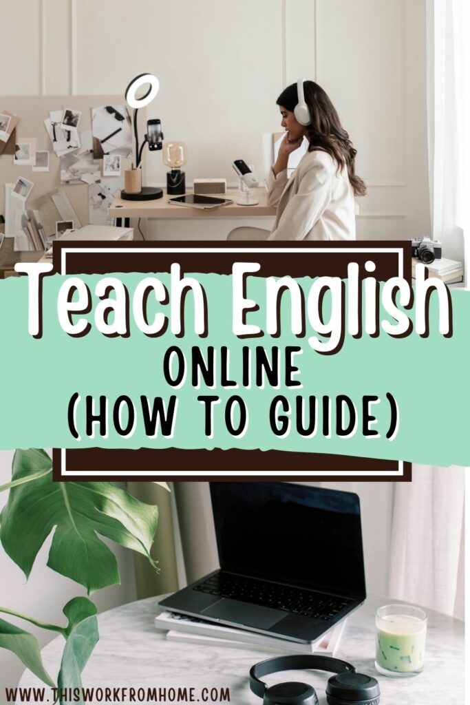 Teach English online