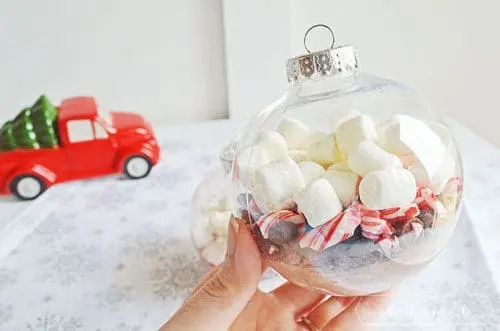Hot chocolate ornaments