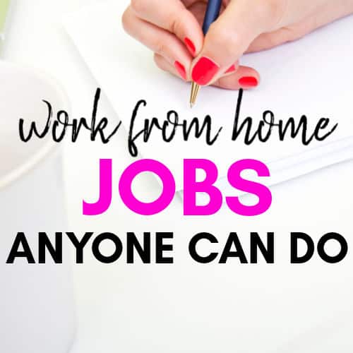  Work From Home Jobs