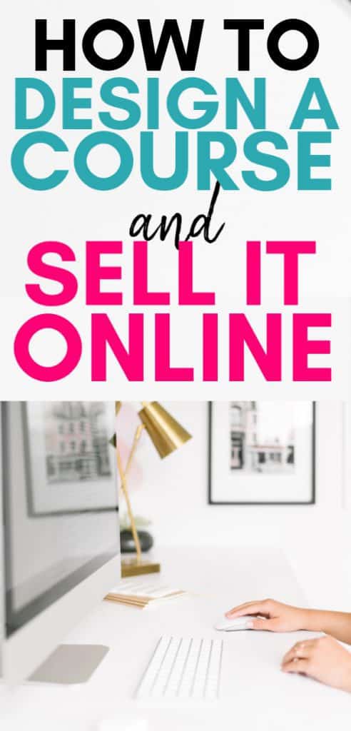 design and sell a course online