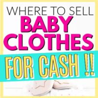 where to sell used baby clothes for cash