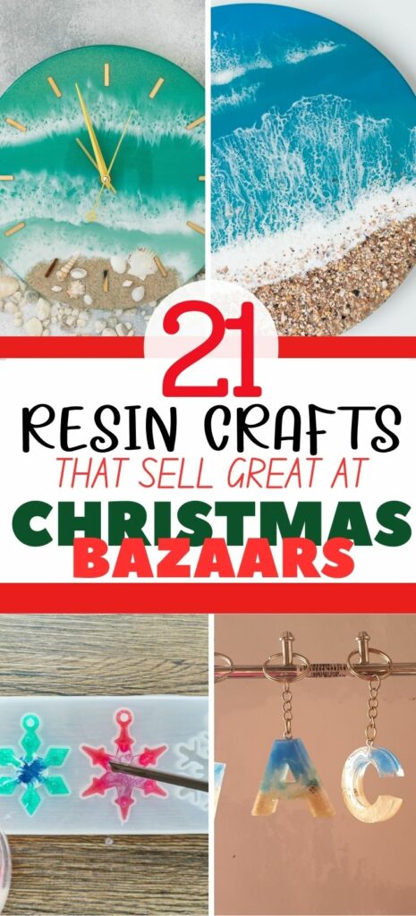 Resin Crafts to sell at Christmas bazaars