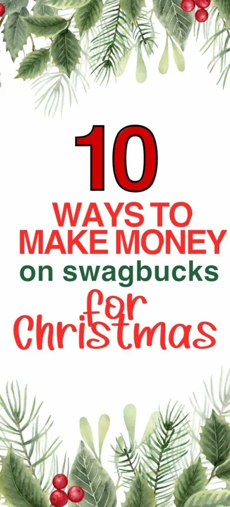 How to use Swagbucks to make money for Christmas