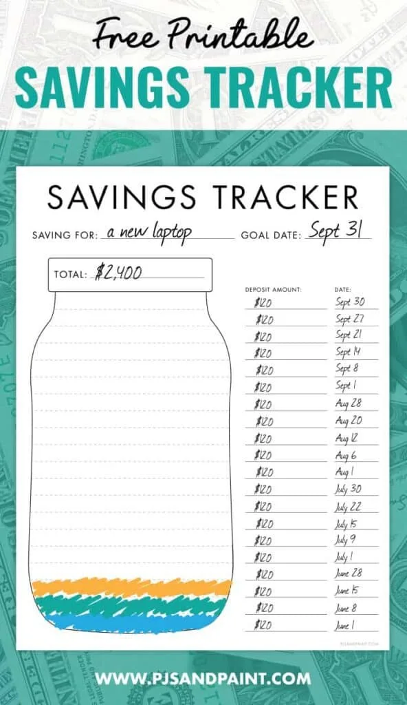savings tracker