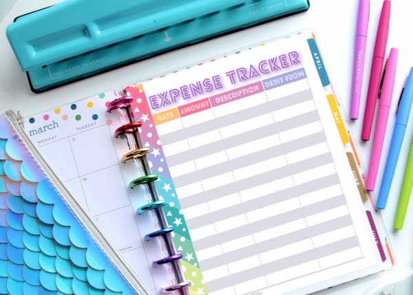 happy planner budget printables