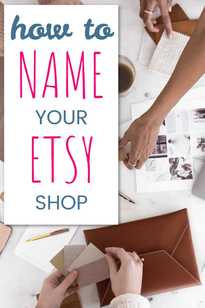 How to name your Etsy shop