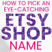 Etsy shop name