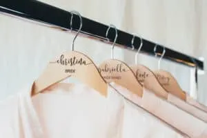 bridesmaid coat hangers 