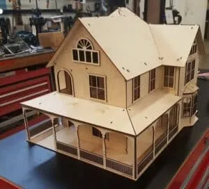 CNC dollhouse templare