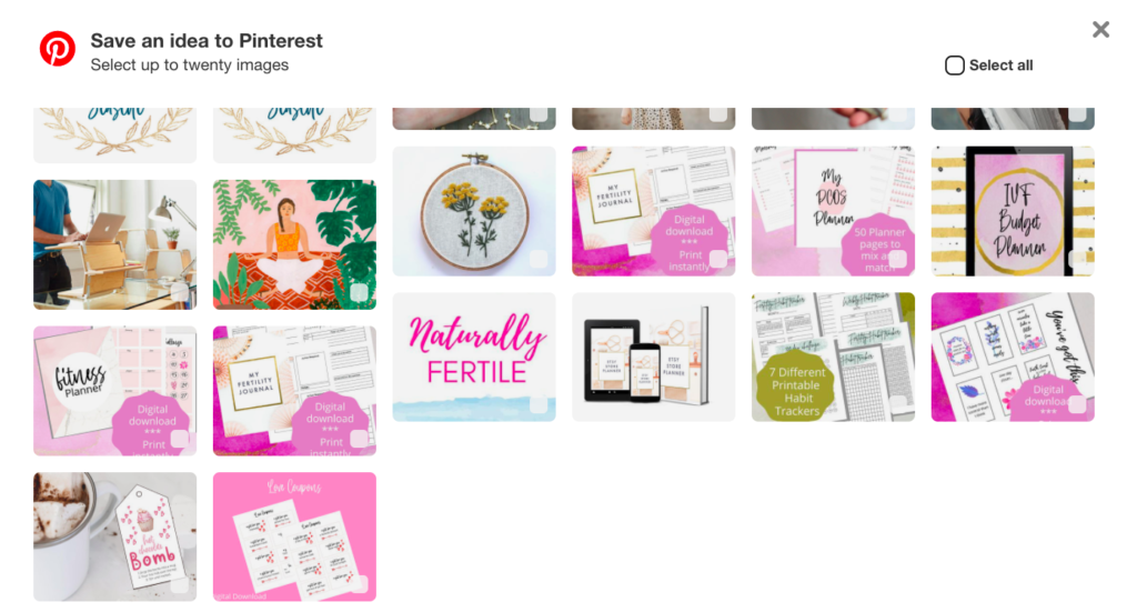 how do I pin from Etsy to Pinterest?