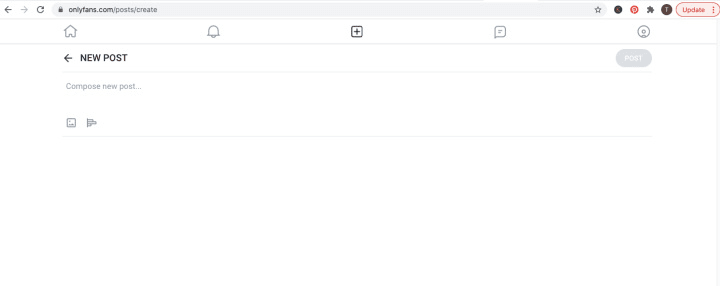 how to create a post in OnlyFans