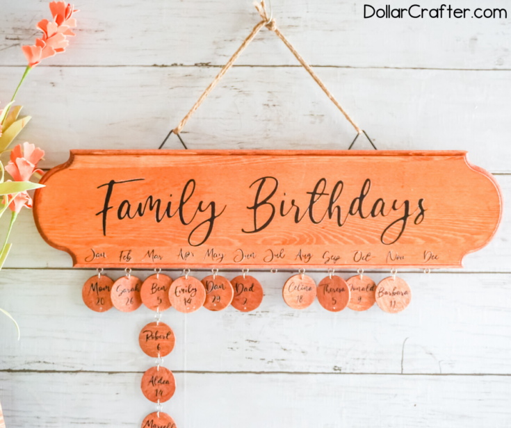 wooden birthday board to make and sell