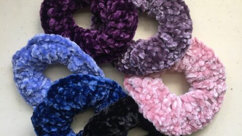crochet scrunchies