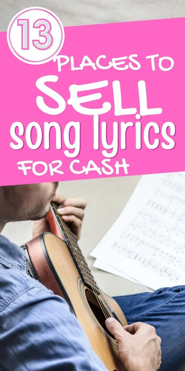 How to sell sing lyrics for money