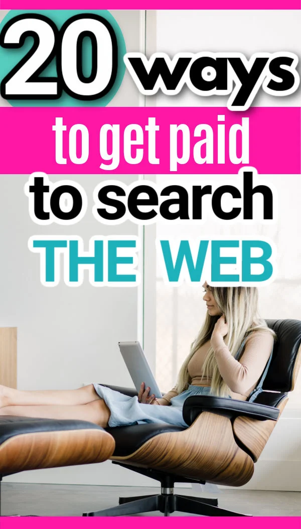 get paid for searching the web