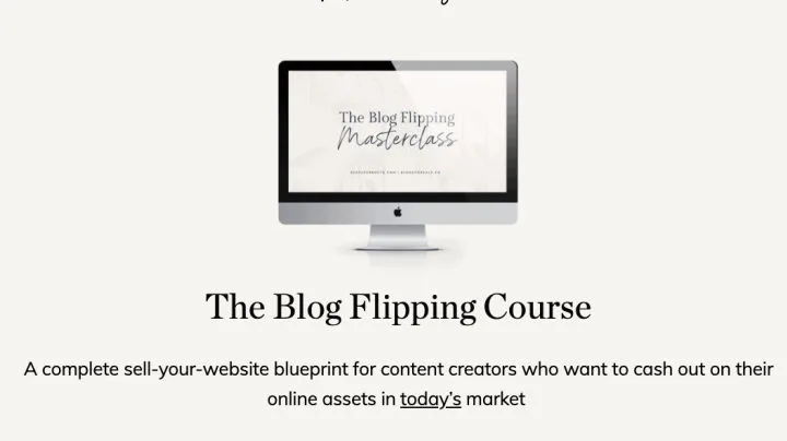 Blog flipping masterclass