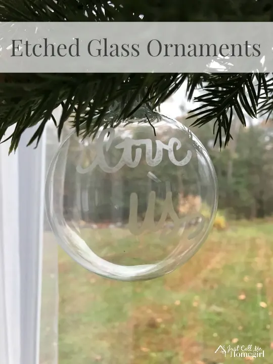 etched glass ornaments to make and sell at craft fairs
