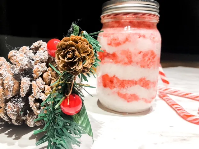 candy cane body scrub