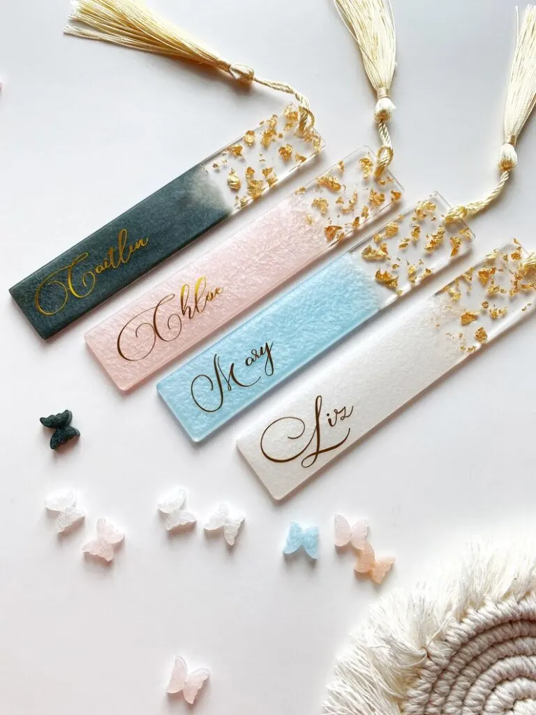 resin bookmarks