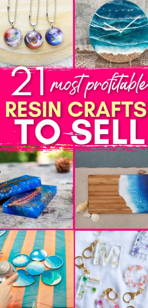 the most profitable resin crafts to sell online and at craft fairs