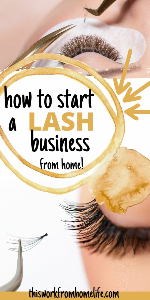 How to start a lash business at home