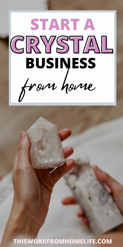 start a crystal selling business online