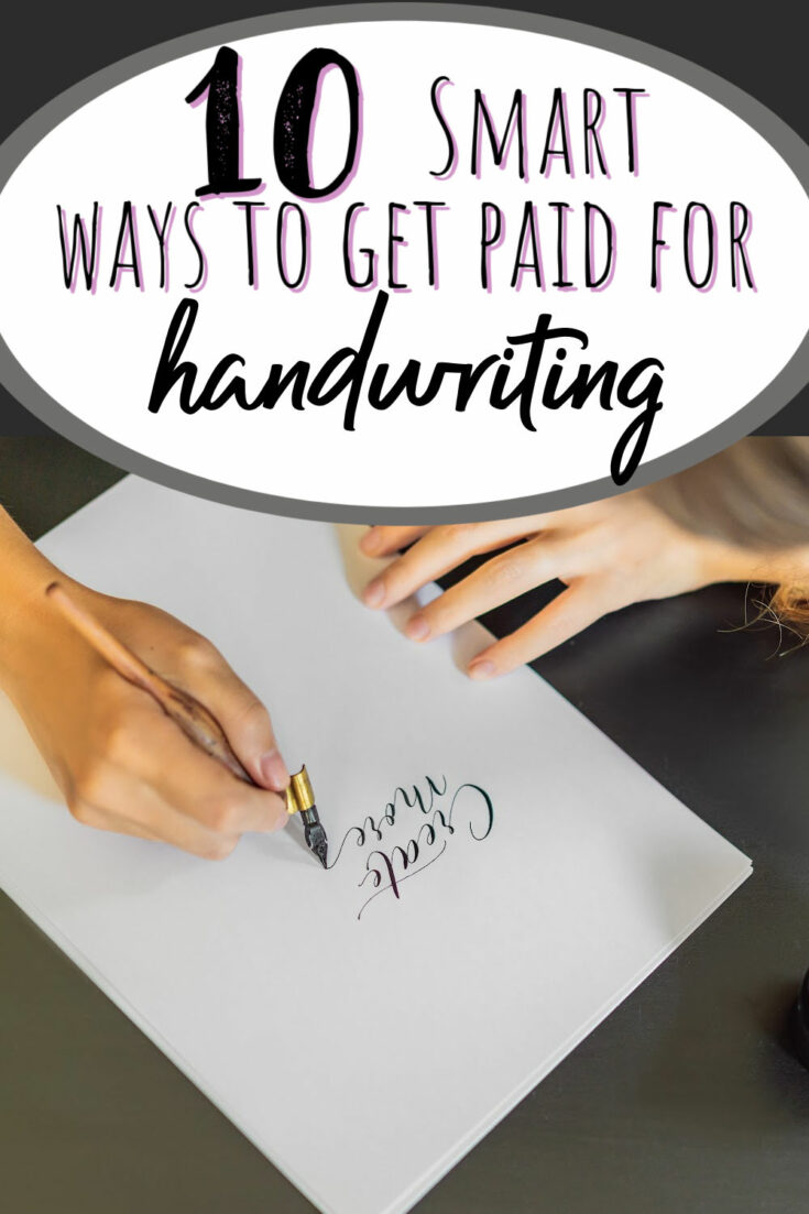 how to get paid for handwriting
