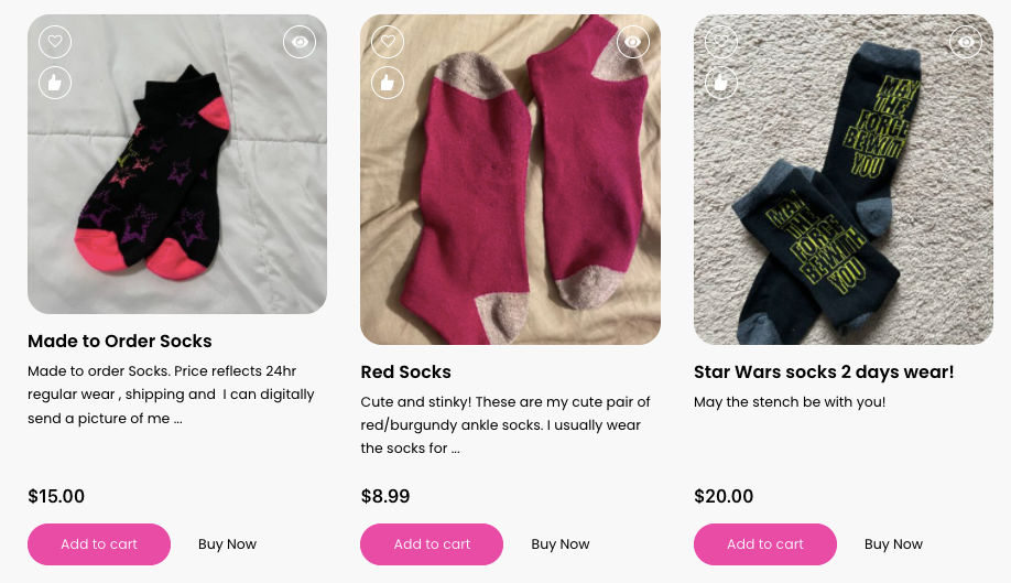 Buy & Sell Used Panties, Underwear, Socks & more Online 💰🥵 💦 🍆 :  r/sidehustle_ideas