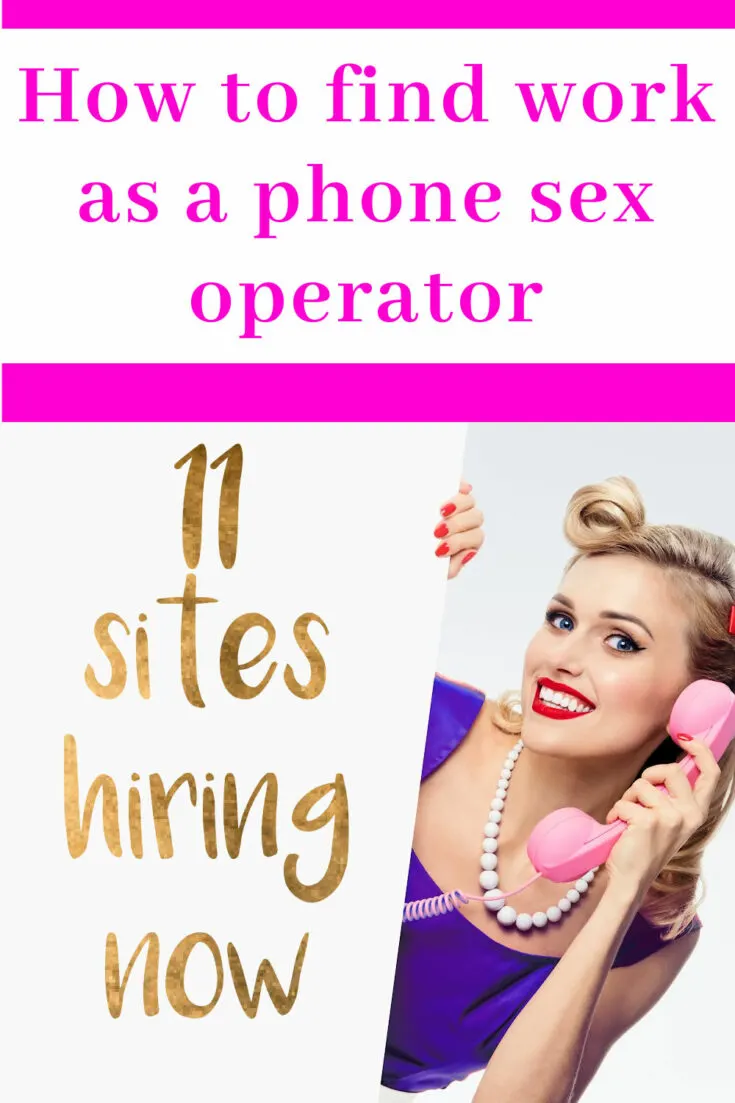 how to get work as a phone sex operator