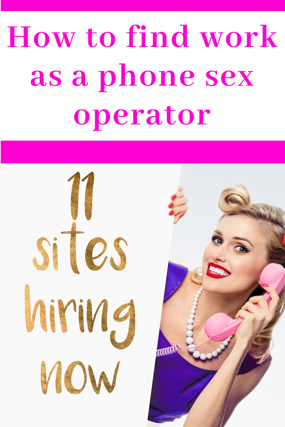 How To Work As A Phone Sex Operator From Home Top 10 Sites 7687