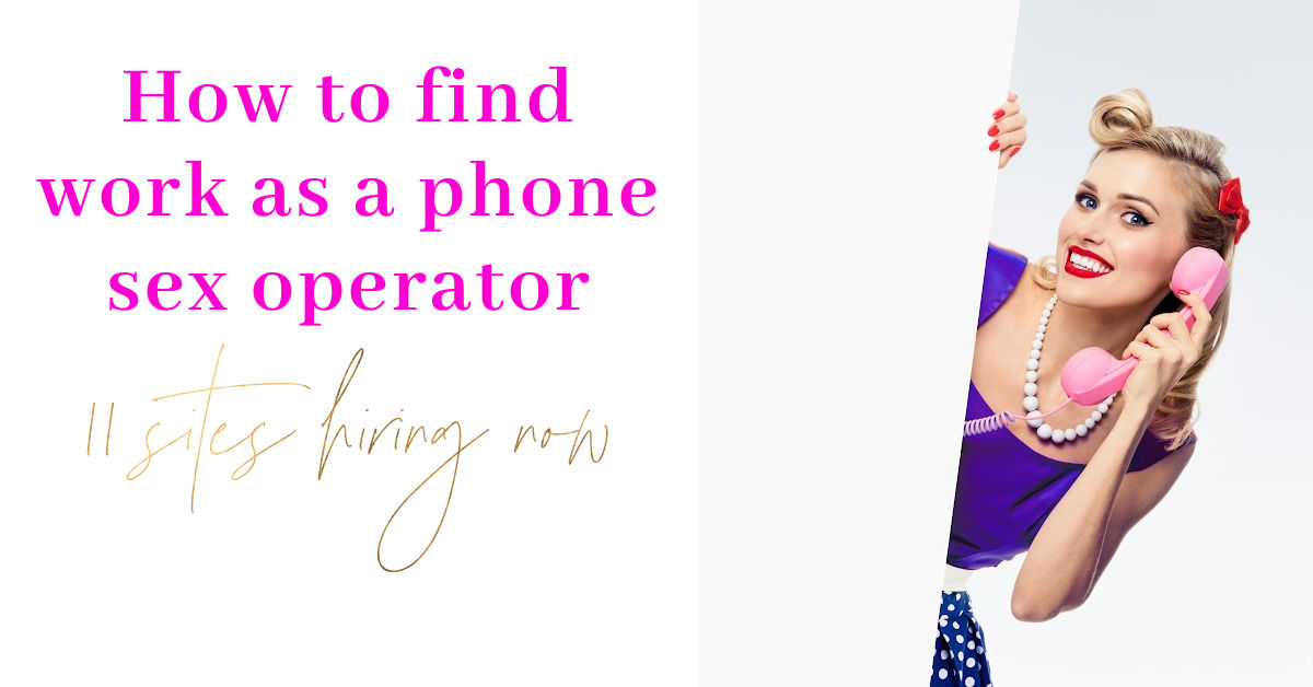 how to work as a phone sex operator from home