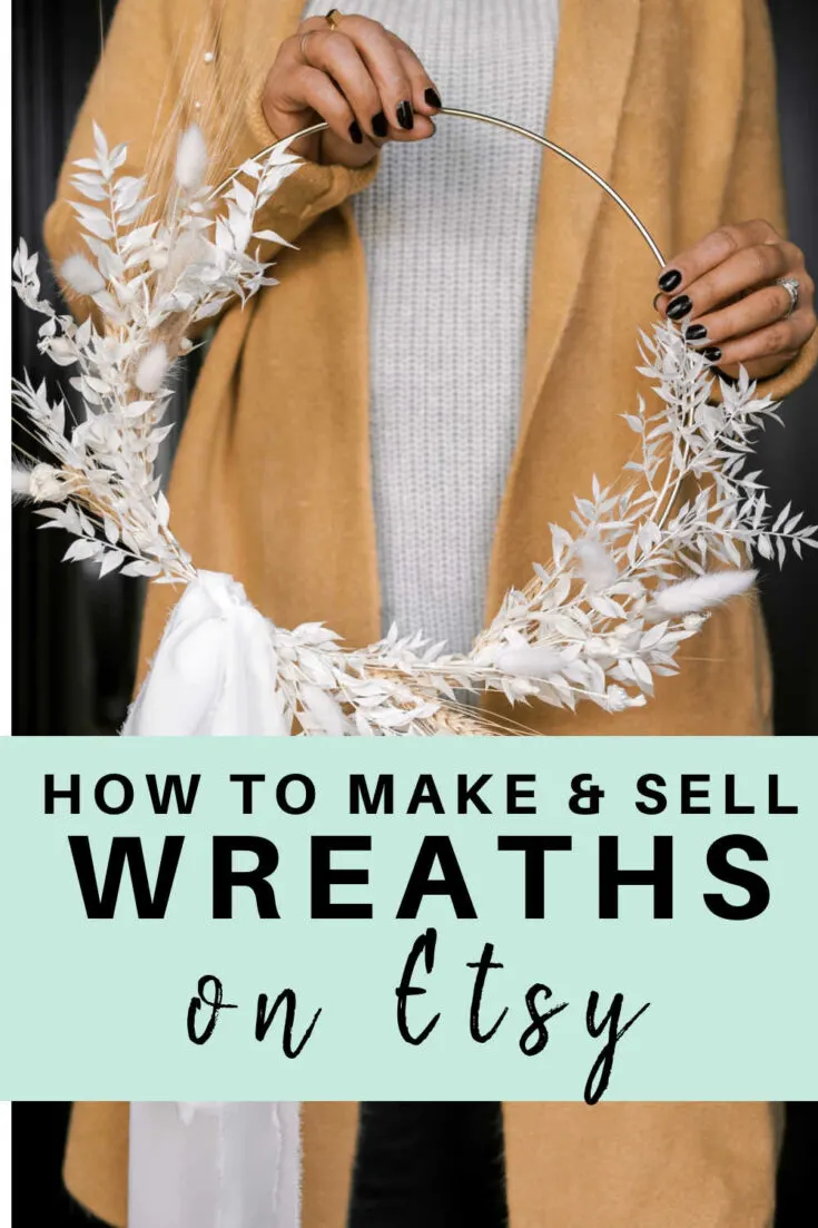 selling wreaths on Etsy