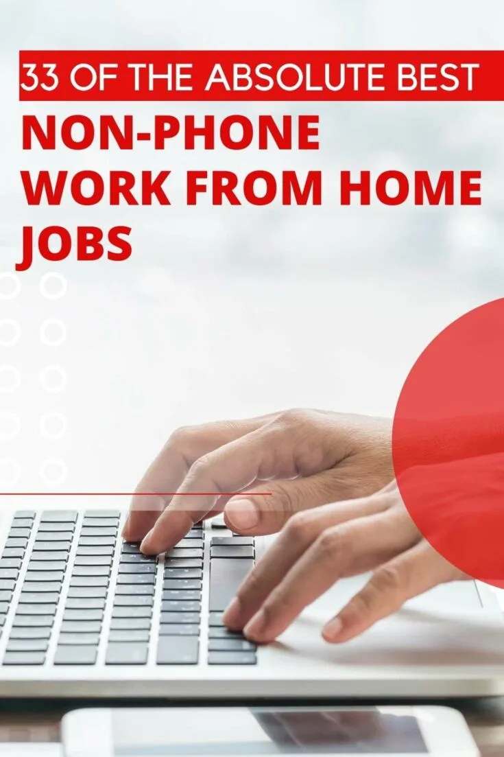 remote jobs that don't require you to use the phone at all