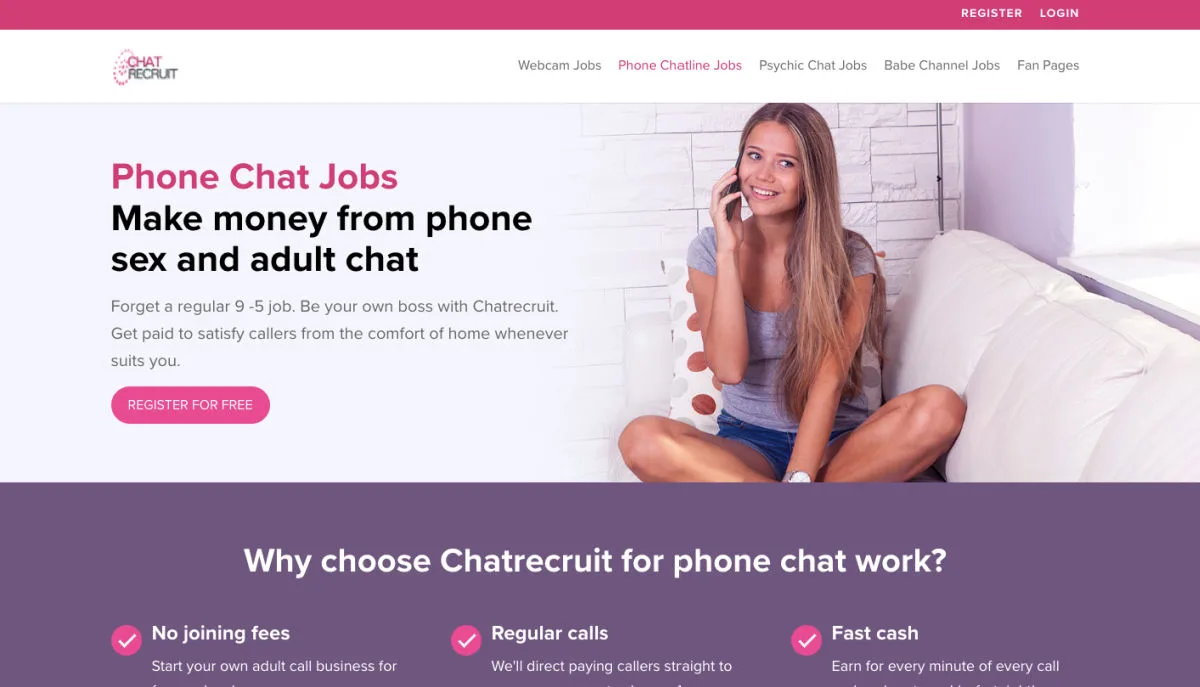 get paid to chat to lonely guys