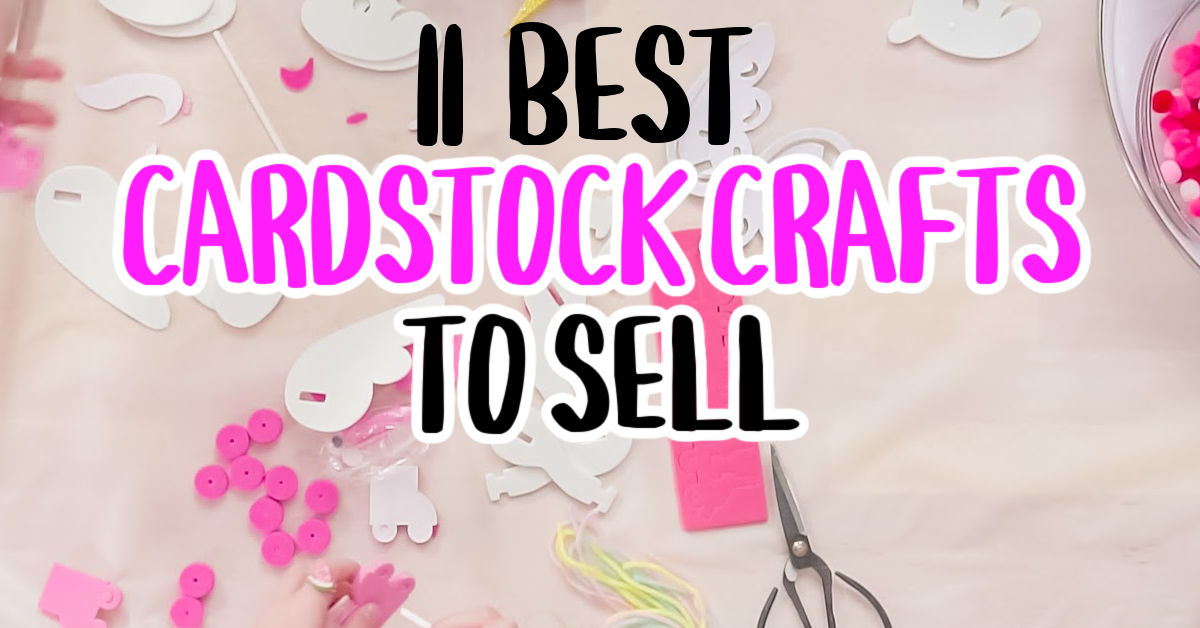 cardstock crafts to sell online