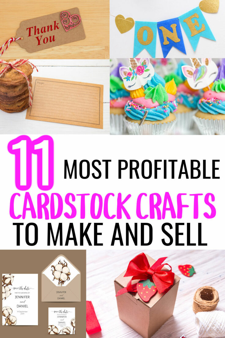 cardstock crafts to sell