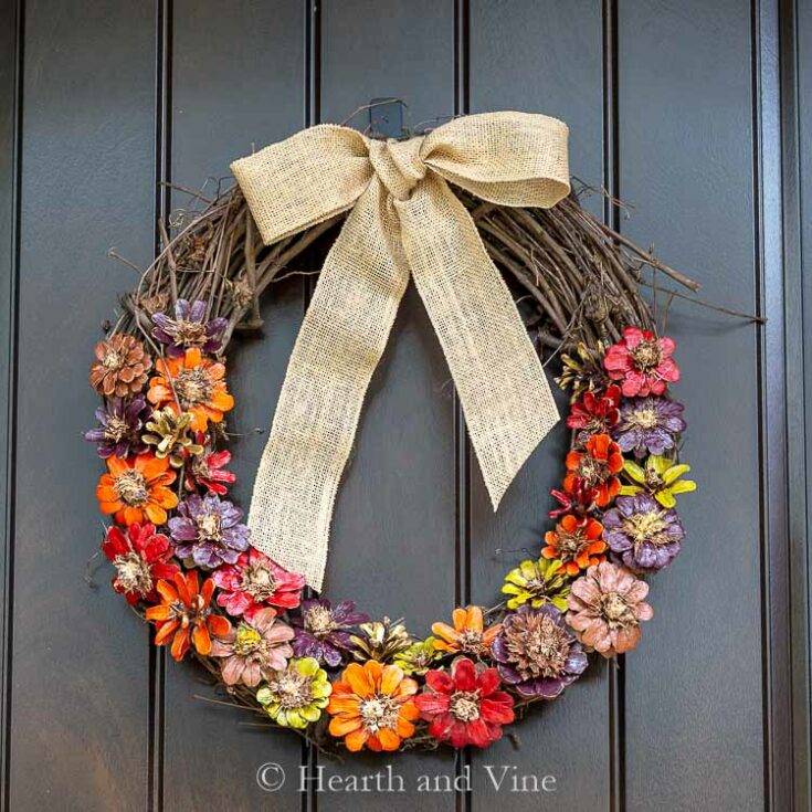 Image for Pinecone Flower Wreath