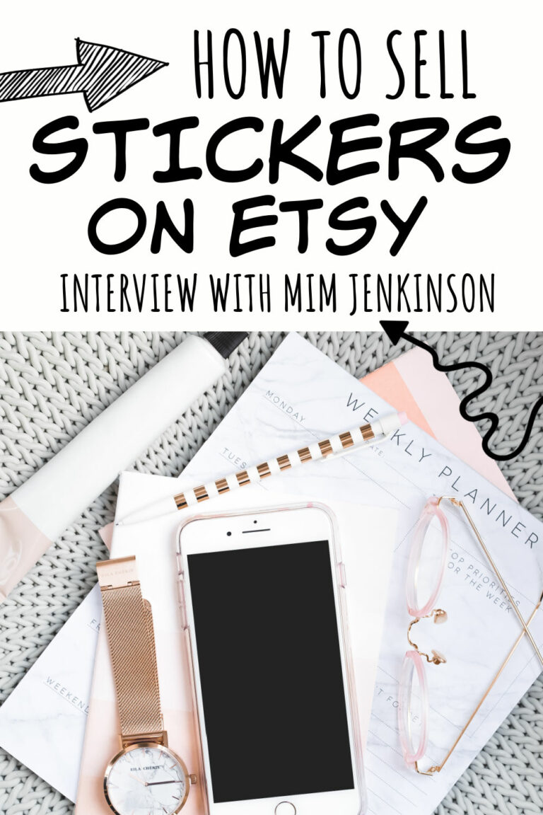 How To Sell Stickers On Etsy Interview With Mim Jenkinson