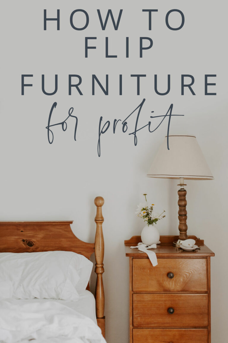How to Start Flipping Furniture for Profit