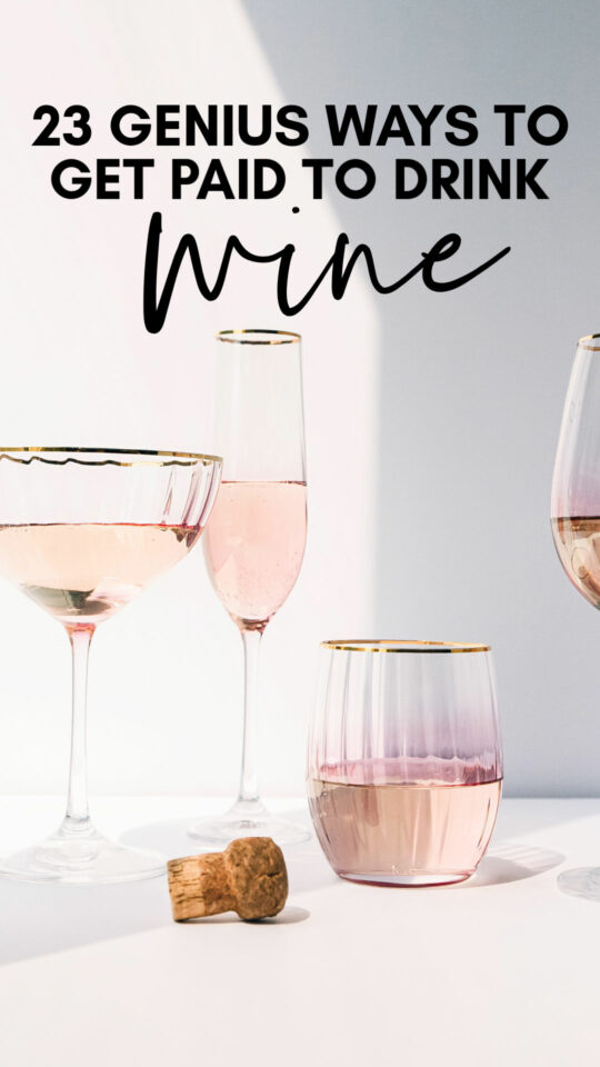 23 Amazing Ways To Get Paid To Drink Wine