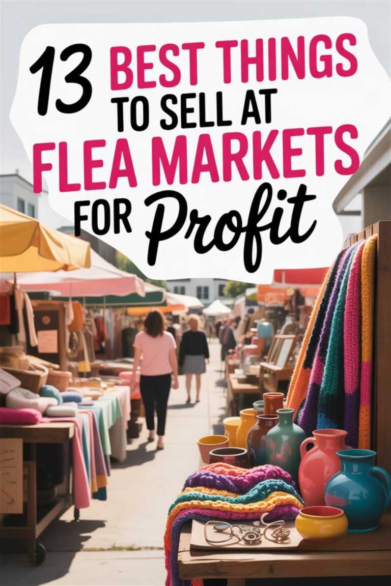 13 Best Crafts To Sell At Flea Markets