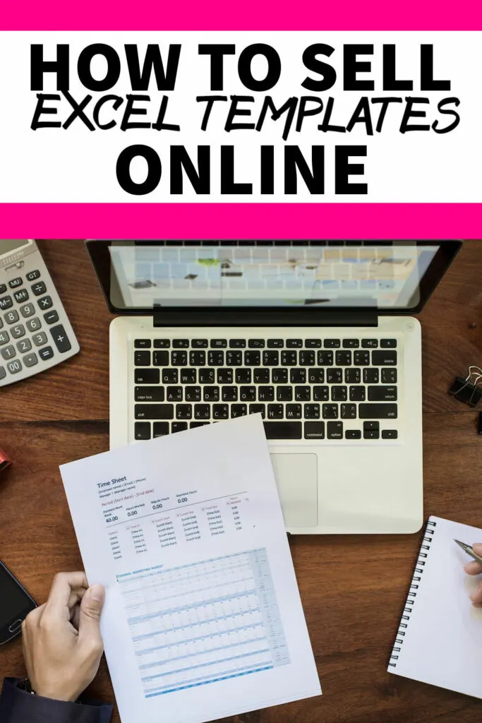 how to sell Excel templates online