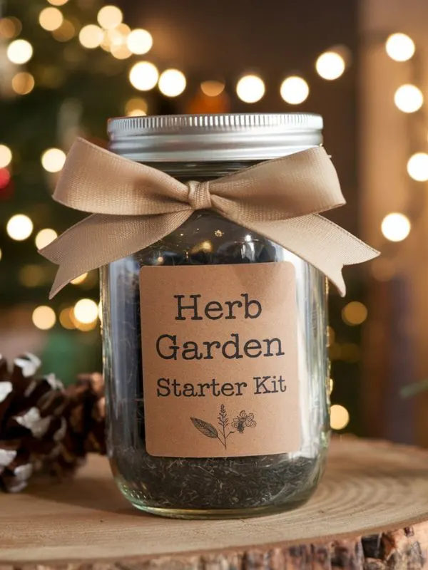 Herb Garden Starter Kit Jar