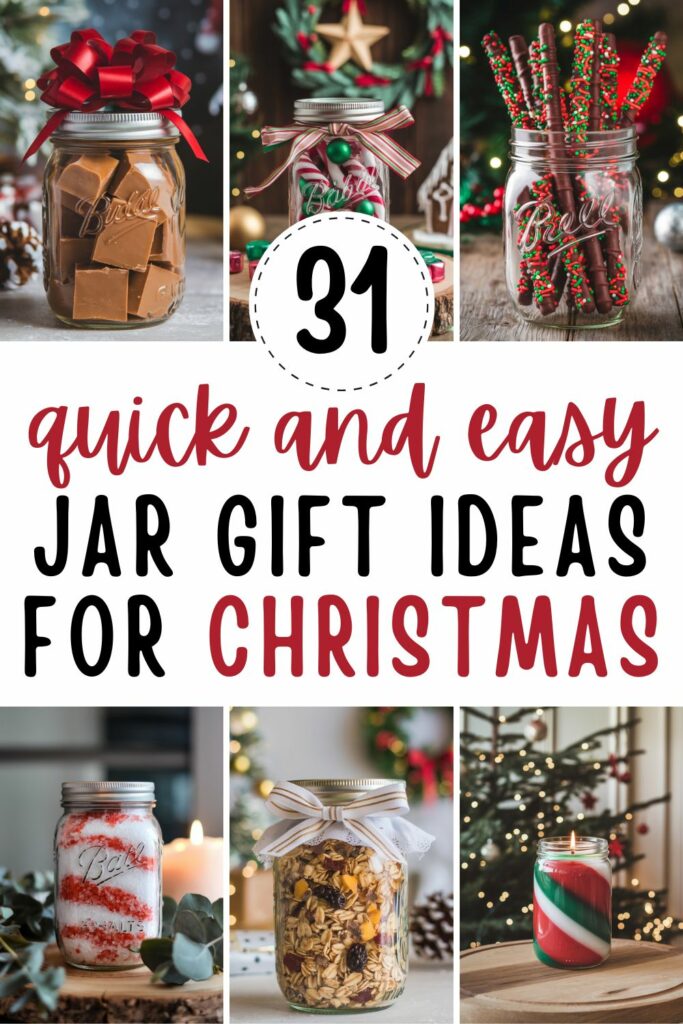 Christmas mason jar gifts