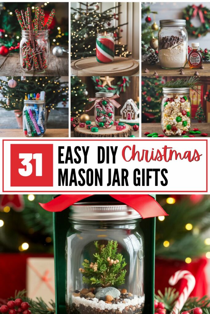 Christmas mason jar gift ideas